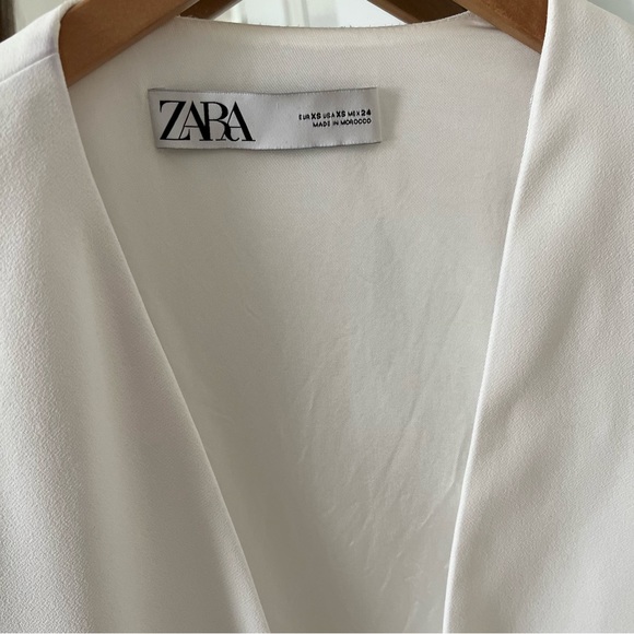 ZARA White Blazer Cape Jacket, XS - Picture 10 of 16